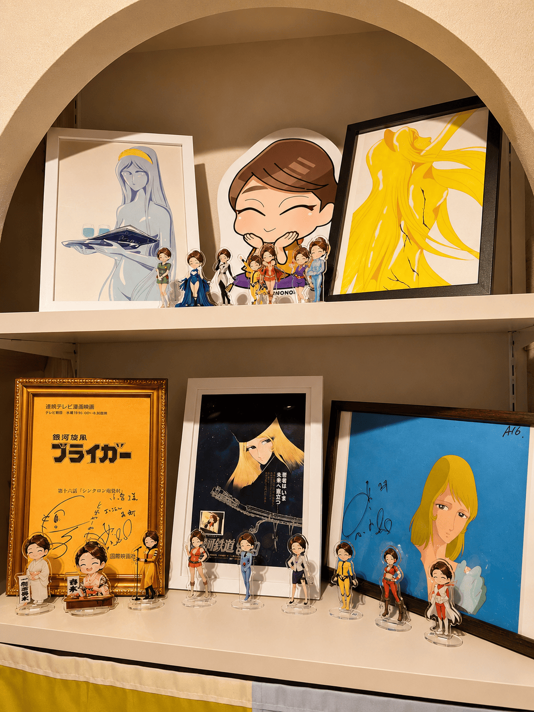 展示中のコレクターグッズ