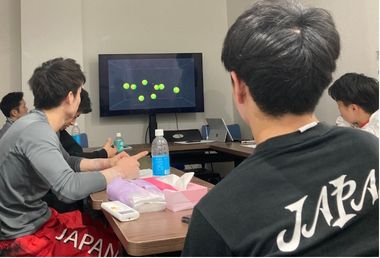 全日本体操団体選手権3連覇を果たした徳洲会体操クラブへのメンタルトレーニング指導風景