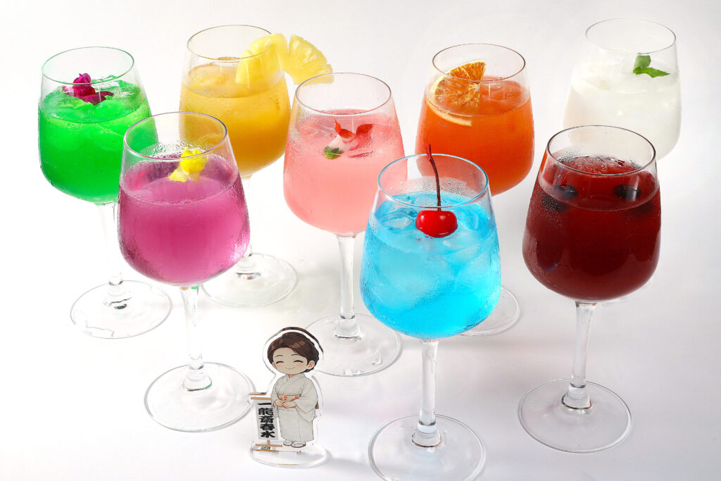 渋谷の推し活カフェ 推しカラードリンク